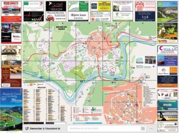 Plan de ville/ carte touristique