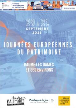 Programme des Journées Européennes du Patrimoine 2025 - Baume les Dames et ses environs - Version livret imprimable