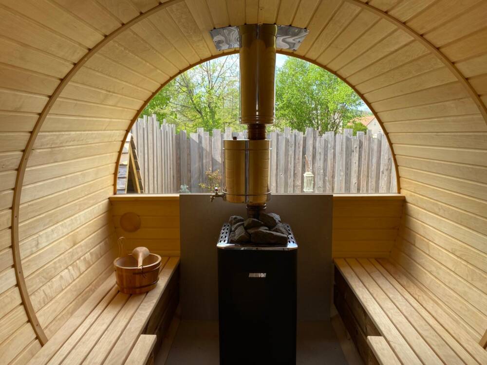 Gîte des Voyageurs - Intérieur du sauna