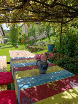 Moment de calme au jardin