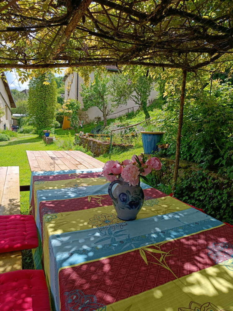 Moment de calme au jardin