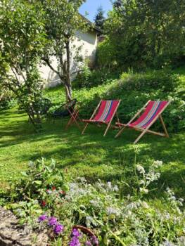Moment détente au jardin