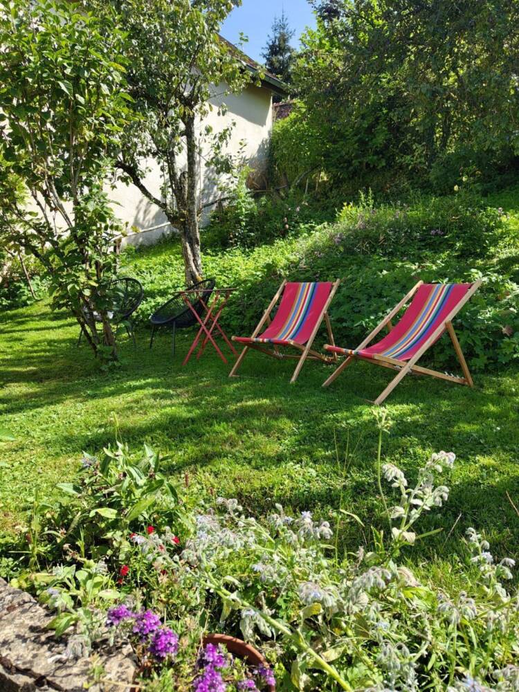 Moment détente au jardin