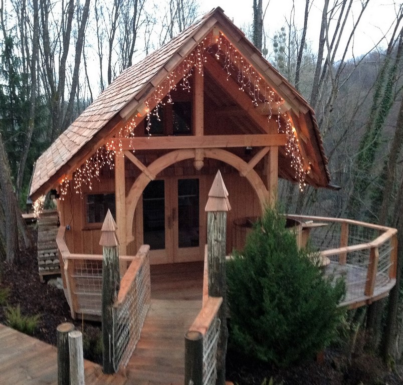 Cabane dans les arbres Domaine de Mieslot